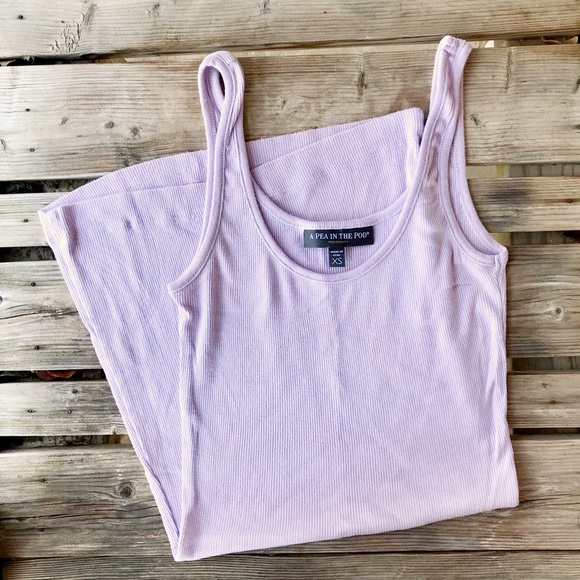 A Pea In The Pod Maternity Tank Top Lavender XS - Picture 2 of 3